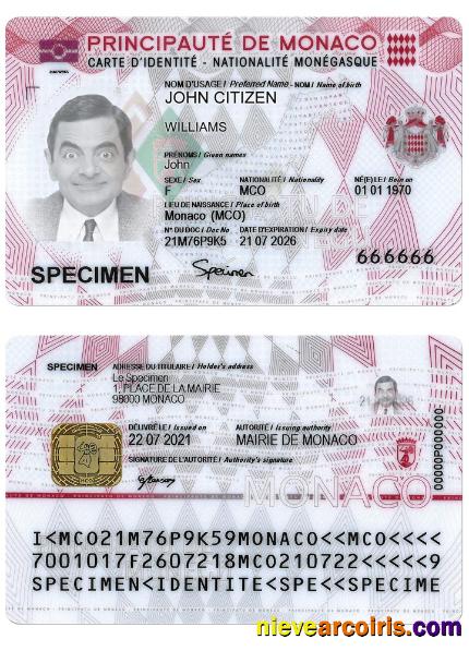 MONACO ID card